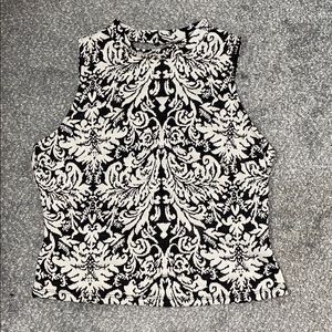 Black and white tank crop TBD Z